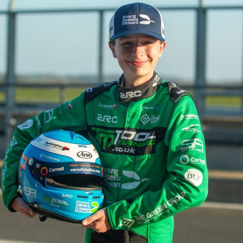 LEWIS SHOWCASES CUSTOM ARC RACE SUIT